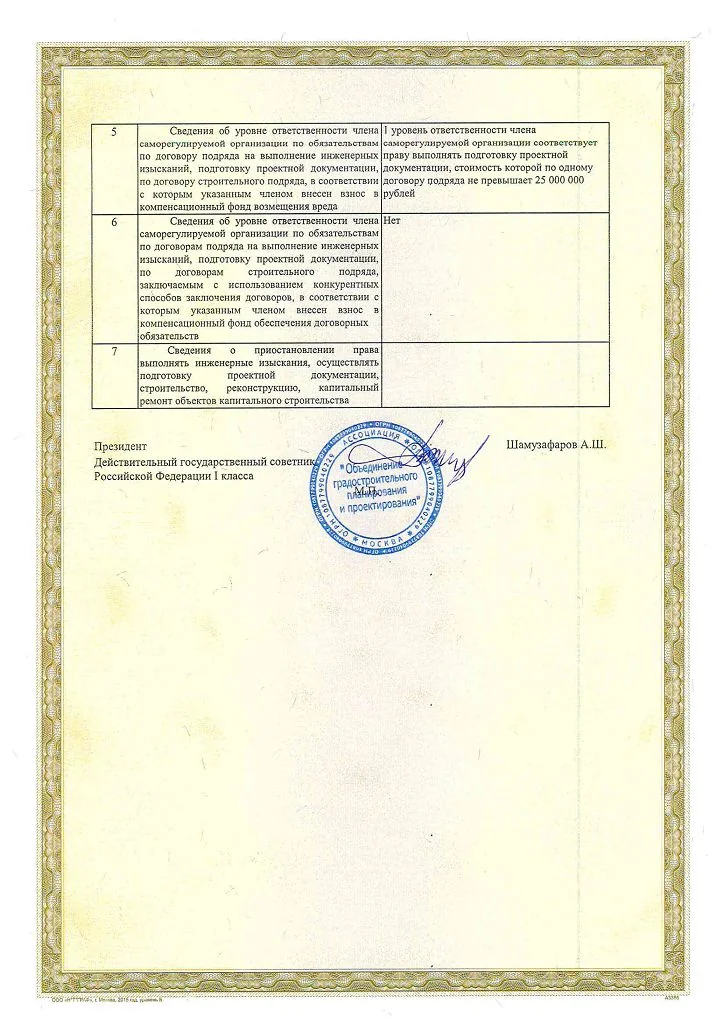 Выписка из Реестра членов СРО «ОГПП», стр. 2